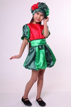 Детский карнавальный костюм "Арбуз" для девочки
 Костюм состоит из: головной убо. . фото 2