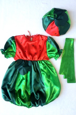 Детский карнавальный костюм "Арбуз" для девочки
 Костюм состоит из: головной убо. . фото 4