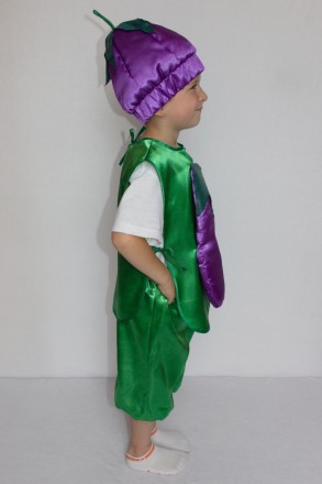 Дитячий карнавальний костюм " Баклажан"
Костюм складається з: жилет із зображенн. . фото 3