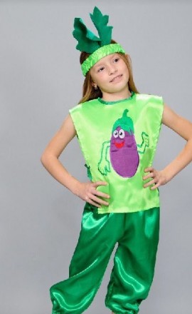 Детский карнавальный костюм " Баклажан "
Костюм состоит из: жилета с изображение. . фото 2