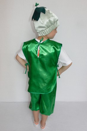 Дитячий карнавальний костюм "Кабачок"
 Костюм складається з: головний убір, жиле. . фото 4