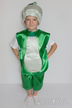 Детский карнавальный костюм "Кабачок"
 Костюм состоит из: головной убор, жилет с. . фото 1