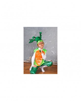 Дитячий карнавальний костюм "Морковка"
 Костюм складається з: жилет із зображенн. . фото 3