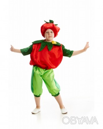 Дитячий карнавальний костюм "Помідор"
 Костюм складається з: головний убір шапоч. . фото 1