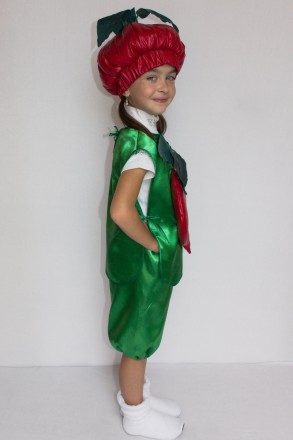 Детский маскарадный костюм "Буряк"
 Костюм состоит из: жилета с изображением ово. . фото 3