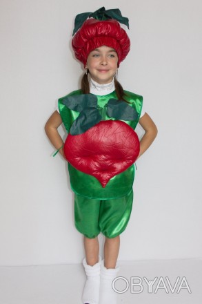 Дитячий маскарадний костюм "Буряк"
 Костюм складається з: жилет із зображенням о. . фото 1
