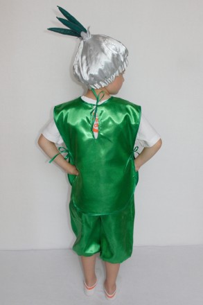 Детский карнавальный костюм "Чеснок"
 Костюм состоит из: жилета с изображением о. . фото 4