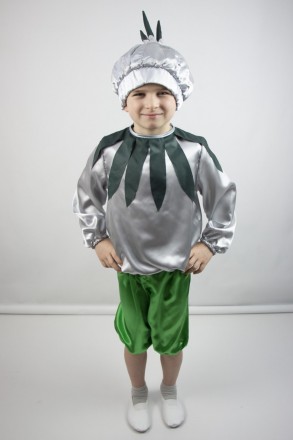Дитячий карнавальний костюм "Часник"
 Костюм складається з: головний убір, сороч. . фото 2