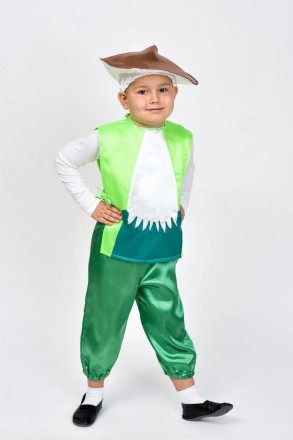 Дитячий маскарадний костюм "Гриб"
Костюм складається з: жилета, штанів і шапочки. . фото 4