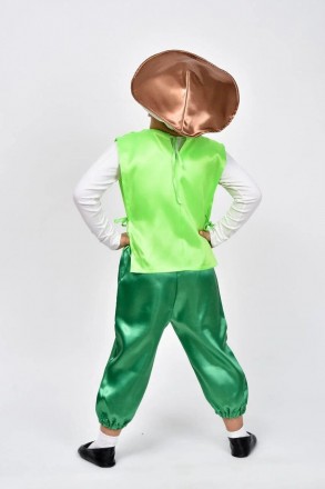 Детский маскарадный костюм "Гриб "
Костюм состоит из: жилета , штанов и шапочки . . фото 5