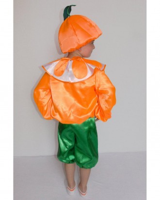 Карнавальный детский костюм "Апельсин" 
 Костюм состоит из: головной убор, рубаш. . фото 4