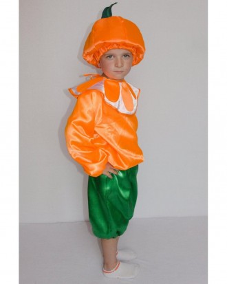 Карнавальный детский костюм "Апельсин" 
 Костюм состоит из: головной убор, рубаш. . фото 3