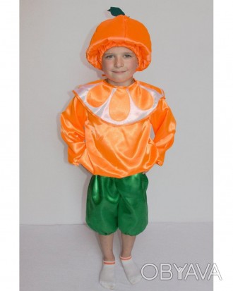 Карнавальний дитячий костюм "Апельсин" 
 Костюм складається з: головний убір, со. . фото 1