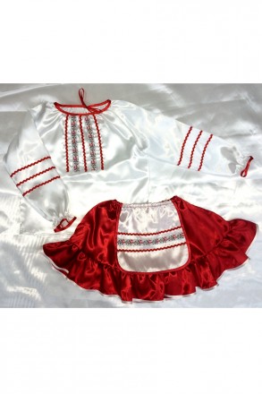 Дитячий карнавальний костюм для дівчинки «УКРАЇНОЧКА».
Основна тканина: атлас.
З. . фото 5