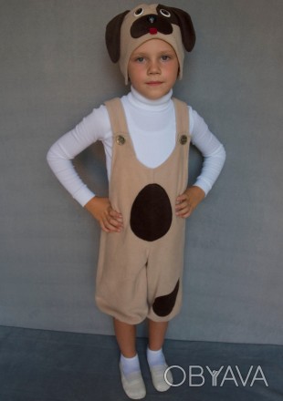 Дитячий карнавальний костюм для хлопчика «СОБАЧКА»
Основна тканина: фліс
Заміри:. . фото 1