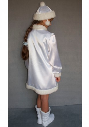 Детский карнавальный костюм для девочки «СНЕГУРОЧКА»
Основная ткань: атлас
Отдел. . фото 4