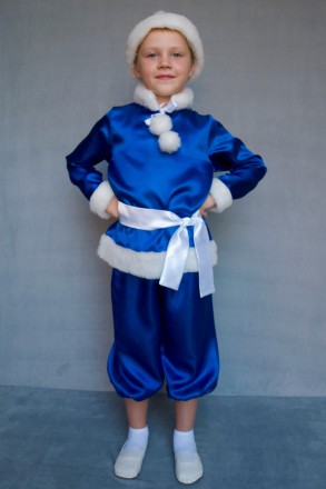 Дитячий карнавальний костюм для хлопчика «НОВИЙ рік»
Основна тканина: атлас;
Озд. . фото 2