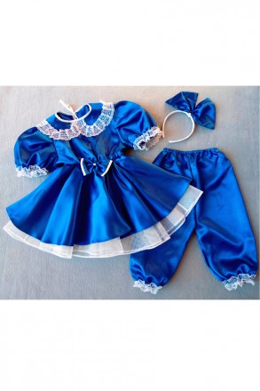 Детский карнавальный костюм для девочки «МАЛЬВИНА».
Основная ткань: атлас;
Отдел. . фото 6