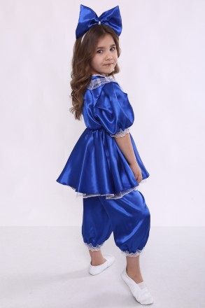 Детский карнавальный костюм для девочки «МАЛЬВИНА».
Основная ткань: атлас;
Отдел. . фото 5