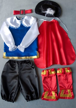 Детский карнавальный костюм для мальчика «КОТ В САПОГАХ»
Основная ткань: атлас
З. . фото 5
