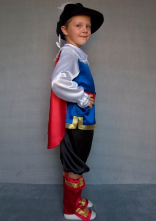 Дитячий карнавальний костюм для хлопчика «КІТ У ЧОБОТЯХ»
Основна тканина: атлас
. . фото 3