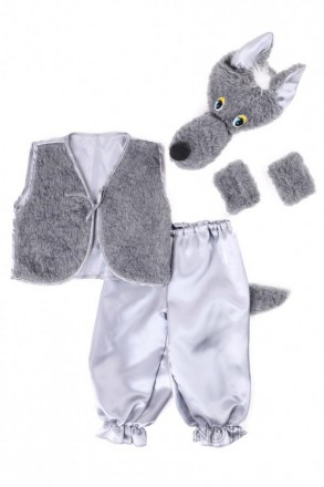 Детский карнавальный костюм для мальчика «ВОЛК».
Основная ткань: атлас;
Отделочн. . фото 6