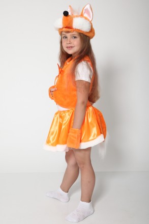 
Детский карнавальный костюм для девочки «ЛИСА».
Основная ткань: атлас;
Отделочн. . фото 4