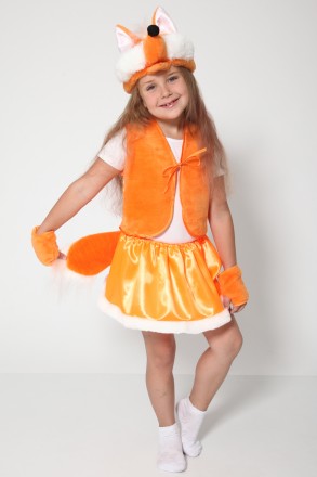 
Дитячий карнавальний костюм для дівчинки «ЛИСИЦЯ».
Основна тканина: атлас;
Обро. . фото 3