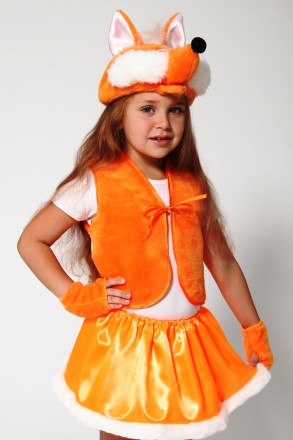 
Дитячий карнавальний костюм для дівчинки «ЛИСИЦЯ».
Основна тканина: атлас;
Обро. . фото 2
