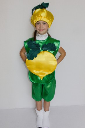 Детский карнавальный костюм "РЕПА"
Основная ткань: атлас
Наполнитель: синтепон
 . . фото 2