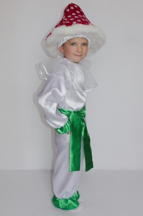Детский карнавальный костюм для мальчика «МУХОМОР».
Основная ткань: атлас;
Отдел. . фото 3