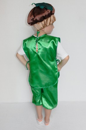 Дитячий карнавальний костюм «ЖОЛУДЬ».
Основна тканина: атлас;
Наповнювач: синтеп. . фото 4