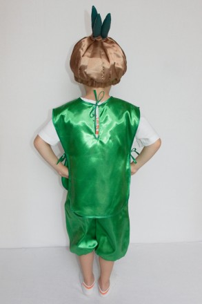 Детский карнавальный костюм «ЛУК».
Основная ткань: атлас;
Наполнитель: синтепон.. . фото 4