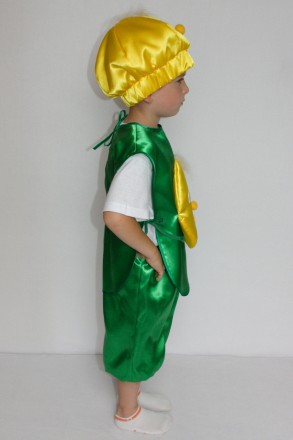 Дитячий карнавальний костюм "КОЛОБОК"
Основна тканина: атлас
Наповнювач: синтепо. . фото 3