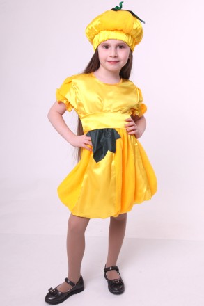 Детский карнавальный костюм для девочки «ТЫКВА».
Основная ткань: атлас;
Отделочн. . фото 3