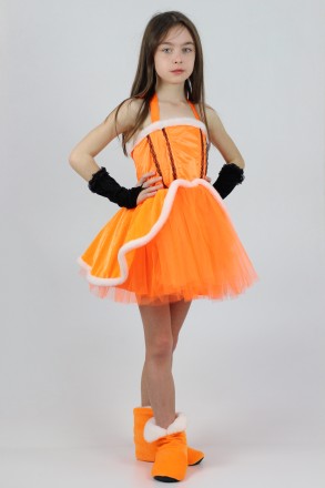 Дитячий карнавальний костюм для дівчинки «ЛИСИЧКА».
Основна тканина: велюр;
Обро. . фото 5