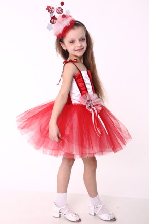 Детский карнавальный костюм для девочки «КОНФЕТА».
Основная ткань: атлас;
Отдело. . фото 4