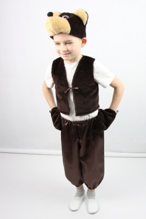 Дитячий карнавальний костюм для хлопчика «ВЕДМЕДИК»
Основна тканина: атлас
Оброб. . фото 2