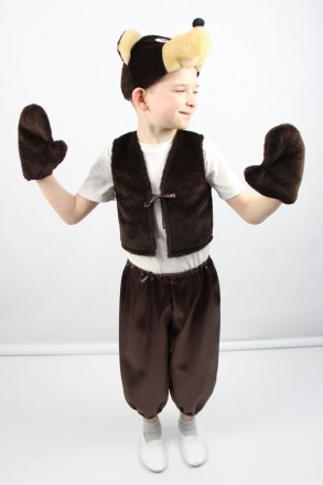 Дитячий карнавальний костюм для хлопчика «ВЕДМЕДИК»
Основна тканина: атлас
Оброб. . фото 3