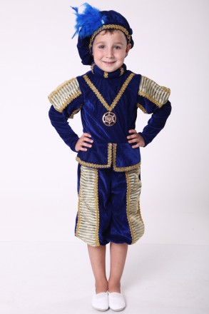 Дитячий карнавальний костюм для хлопчика «ПРИНЦ».
Основна тканина: велюр;
Обробн. . фото 3