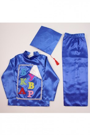 Дитячий карнавальний костюм для хлопчика "БУКВАР"
Основна тканина: атлас.
Заміри. . фото 5