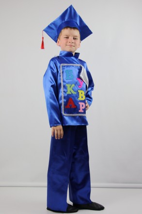 Дитячий карнавальний костюм для хлопчика "БУКВАР"
Основна тканина: атлас.
Заміри. . фото 3