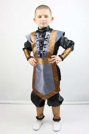 Дитячий карнавальний костюм для хлопчика «САМУРАЙ».
Основна тканина: атлас;
Обро. . фото 2