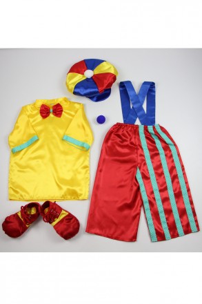 Дитячий карнавальний костюм для хлопчика "КЛОУН".
Основна тканина: атлас;
Оздобл. . фото 5