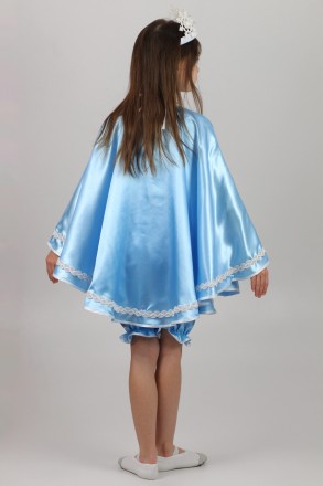 Дитячий карнавальний костюм для дівчинки «ЗИМА»
Основна тканина: атлас
Заміри:
Д. . фото 4