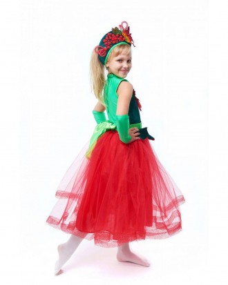 Дитячий карнавальний костюм Калина - Горобина для дівчинки.
В комплекті: головни. . фото 6