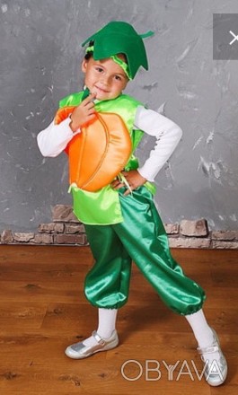 Детский карнавальный костюм "Тыквы"
 Костюм состоит из: рубашки с изображением о. . фото 1