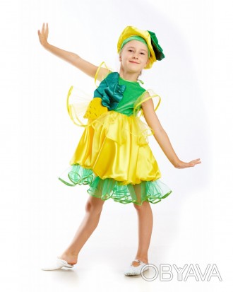 Детский карнавальный костюм РЕПКА для девочки.
В комплекте: головной убор, плать. . фото 1