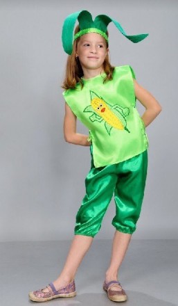 Дитячий карнавальний костюм "Кукурудза"
Дитячий карнавальний костюм Кукурудзи.
У. . фото 2
