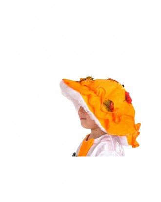 Дитячий карнавальний костюм ГРІБ ЛІСІЧКА.
У комплекті: головний убір, сорочка, к. . фото 3